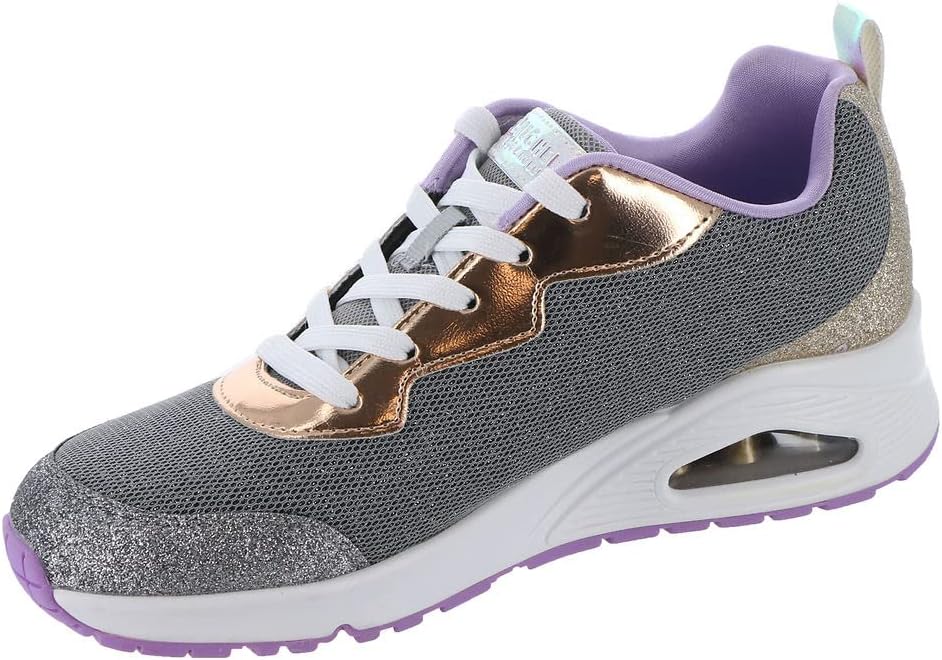 Skechers Girls Uno Starry Vibe Glitter Comfortable Lightweight Sneakers