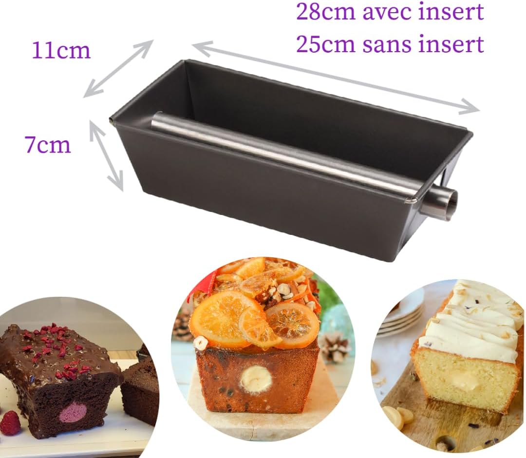 Patisse 02916 Professional Rectangular Loaf Tin with Stainless Insert