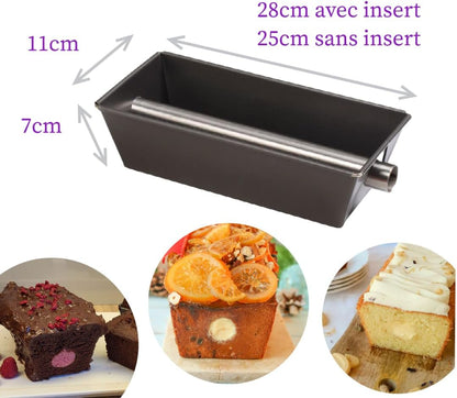 Patisse 02916 Professional Rectangular Loaf Tin with Stainless Insert