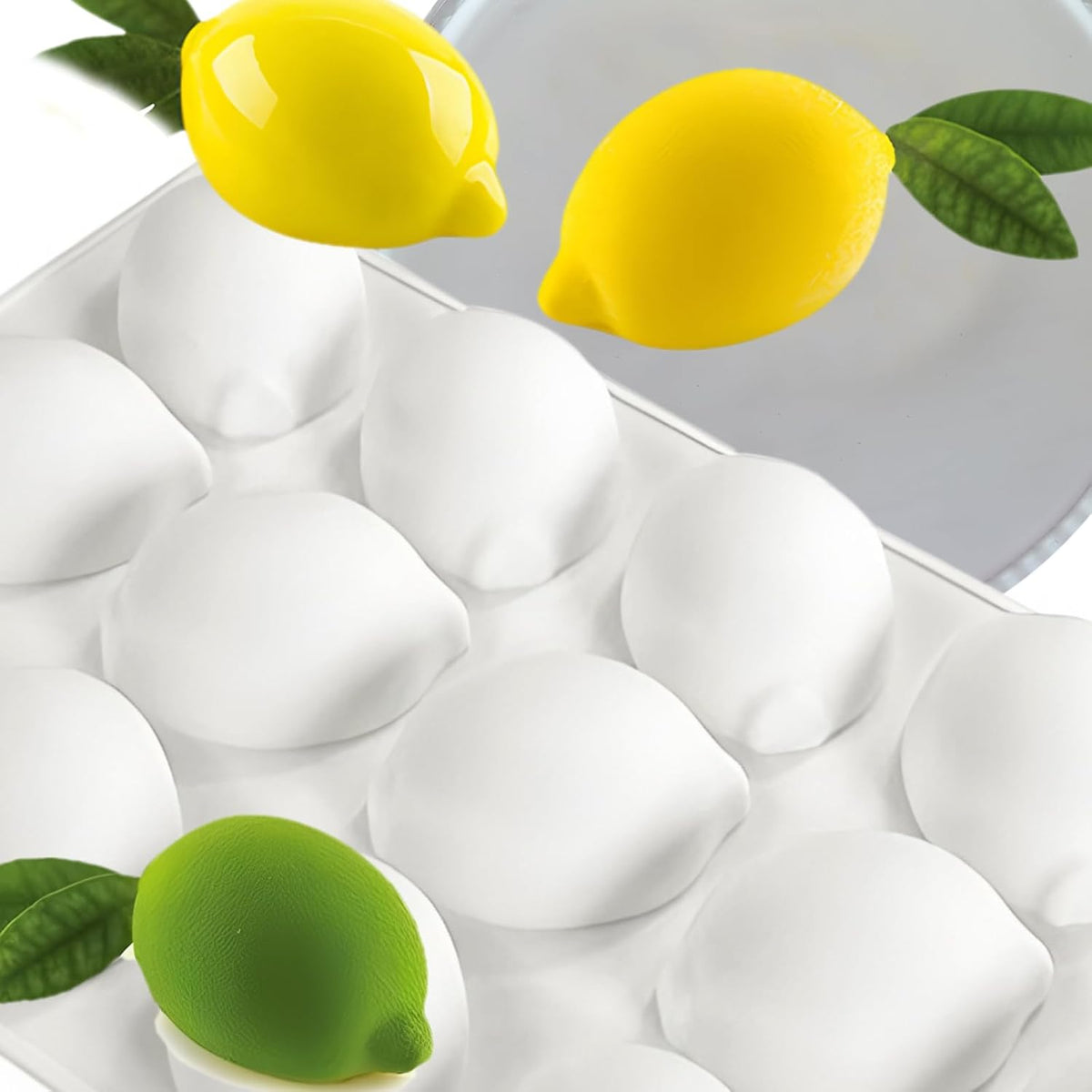 Fchil Silicone Lemon Chocolate Mold 15 Cavity QY135
