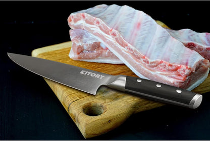 Kitory 8-Inch Professional Chef's Knife with Pakka Wood Handle