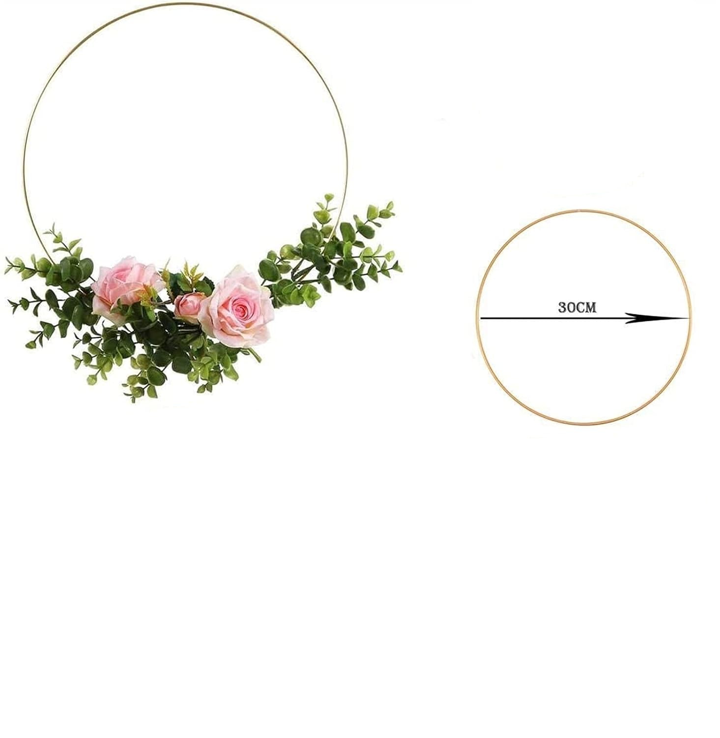 Gold DIY Dream Catcher Rings – 3 Metal Macrame Hoops