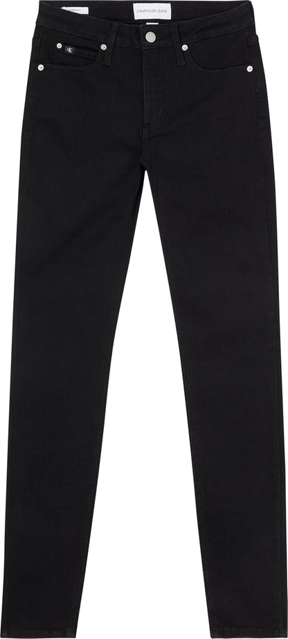 Calvin Klein Women's Mid-Rise Skinny Denim Jeans – Classic Black
