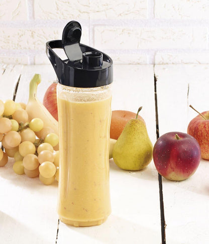 Rosenstein & Söhne 600ml BPA-Free Plastic Mixing Bottle with Integrated Drinking Closure