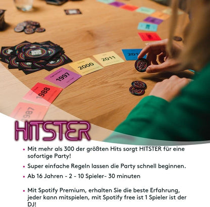Hitster Original Music Card Party Game for Adults and Families