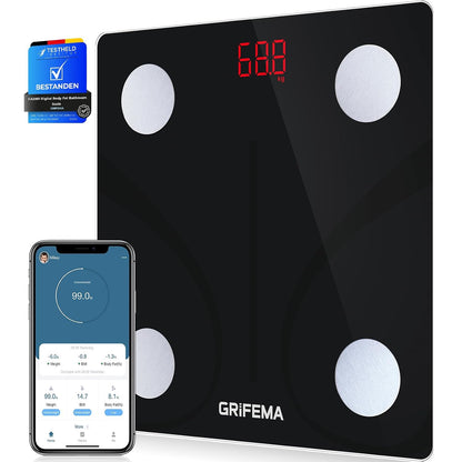 GRIFEMA GA2001 Smart Body Fat Scale Black 150kg