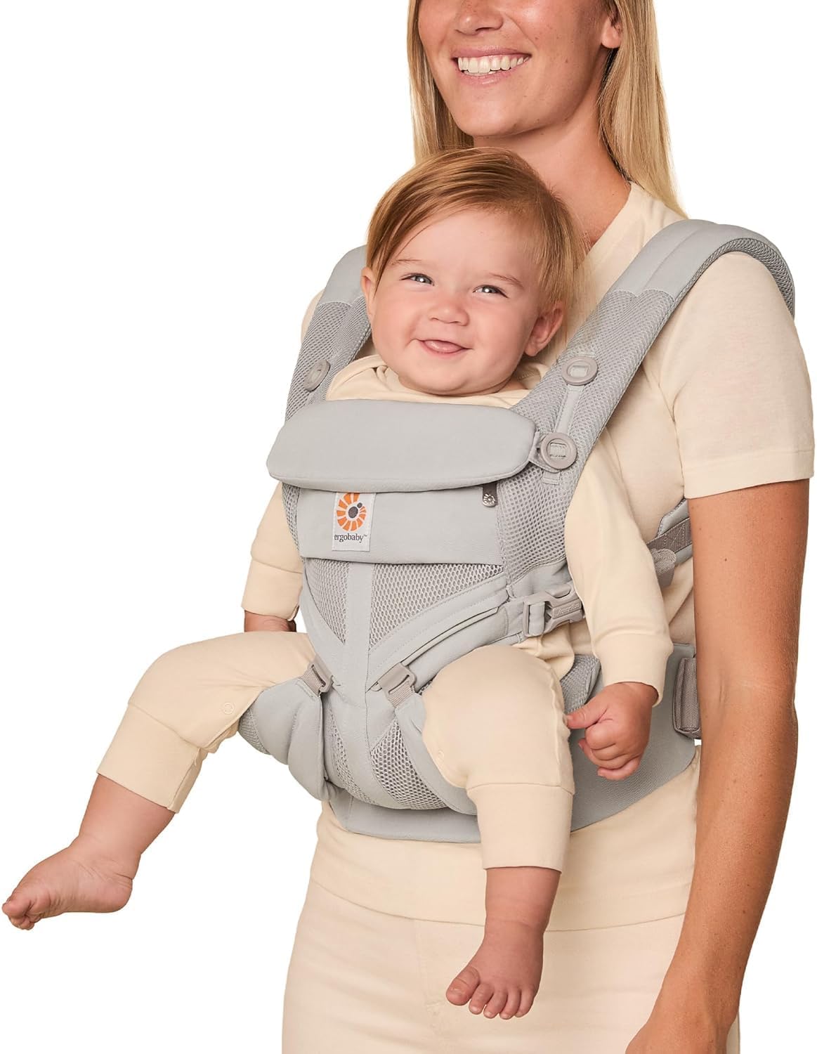 Ergobaby Omni 360 Cool Air Mesh Baby Carrier – Pearl Grey