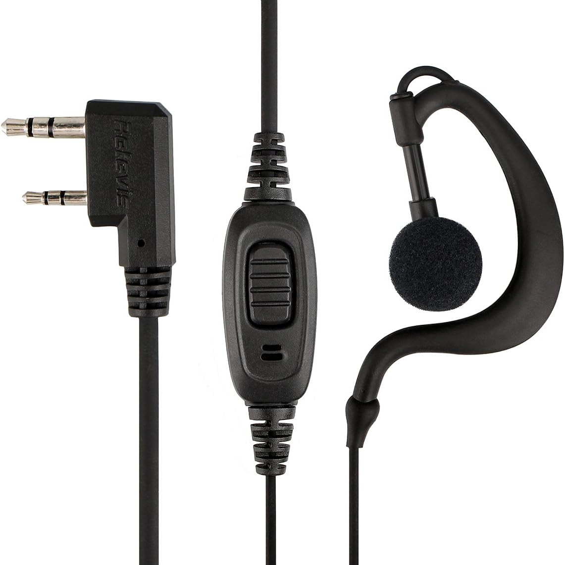 Retevis FJ9118A2 Walkie Talkie Earpiece with Mic 2-Pack