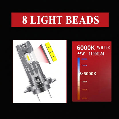 Mefluctuate GMWAG-H7202409 H7 Halogen Car Bulbs 55W 6000K 2-Pack