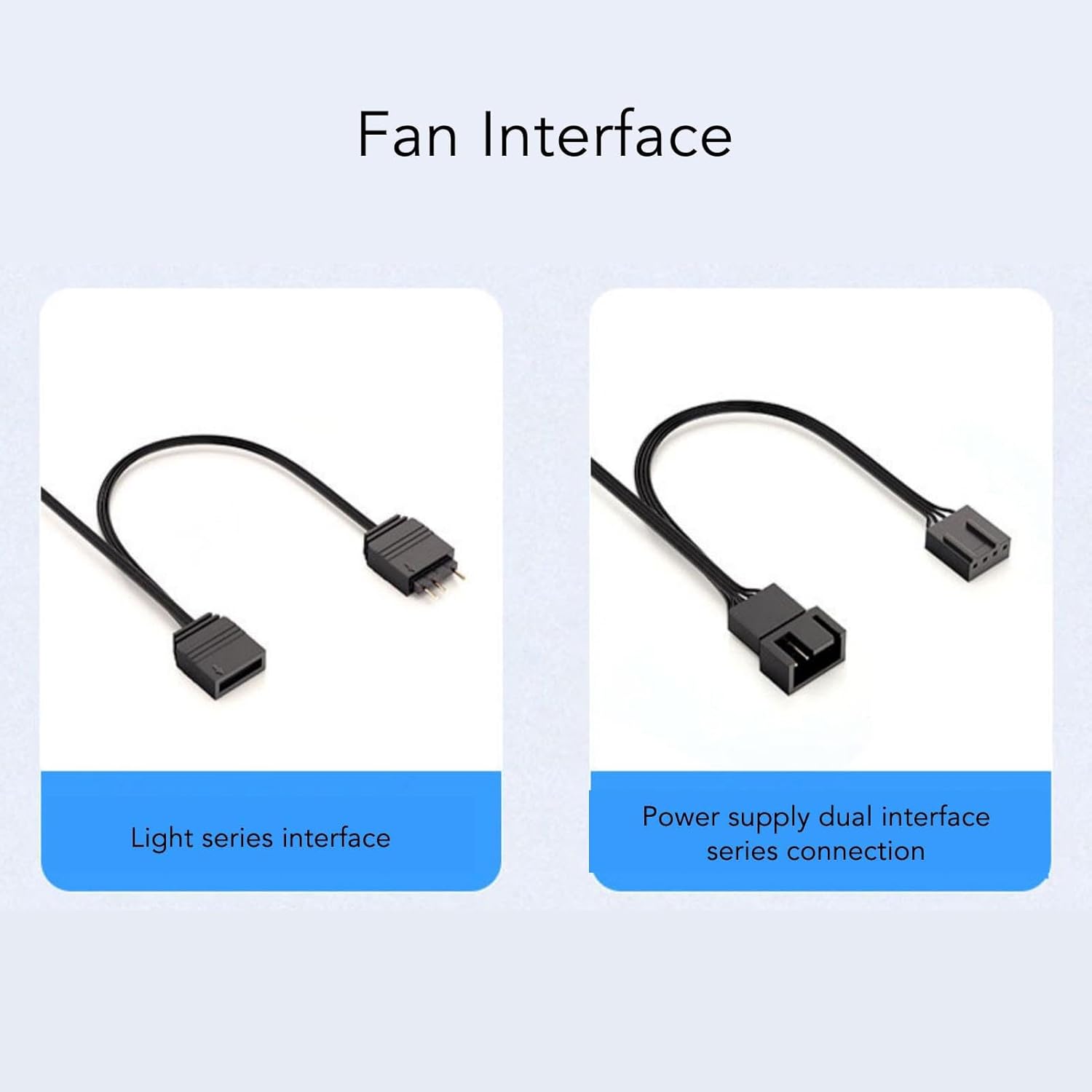 GOWENIC ARGB 140mm Reversed Black Fan with Quiet LED Cooling