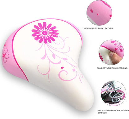 AVASTA Waterproof Kids Bicycle Saddle with Dual Shock Absorption