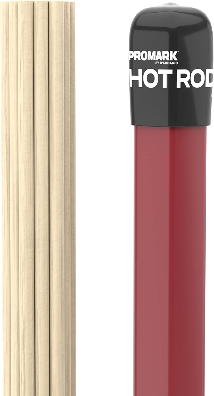 ProMark Hot Rods Dowel Drumsticks: Quiet Sound, Great for Small Performances