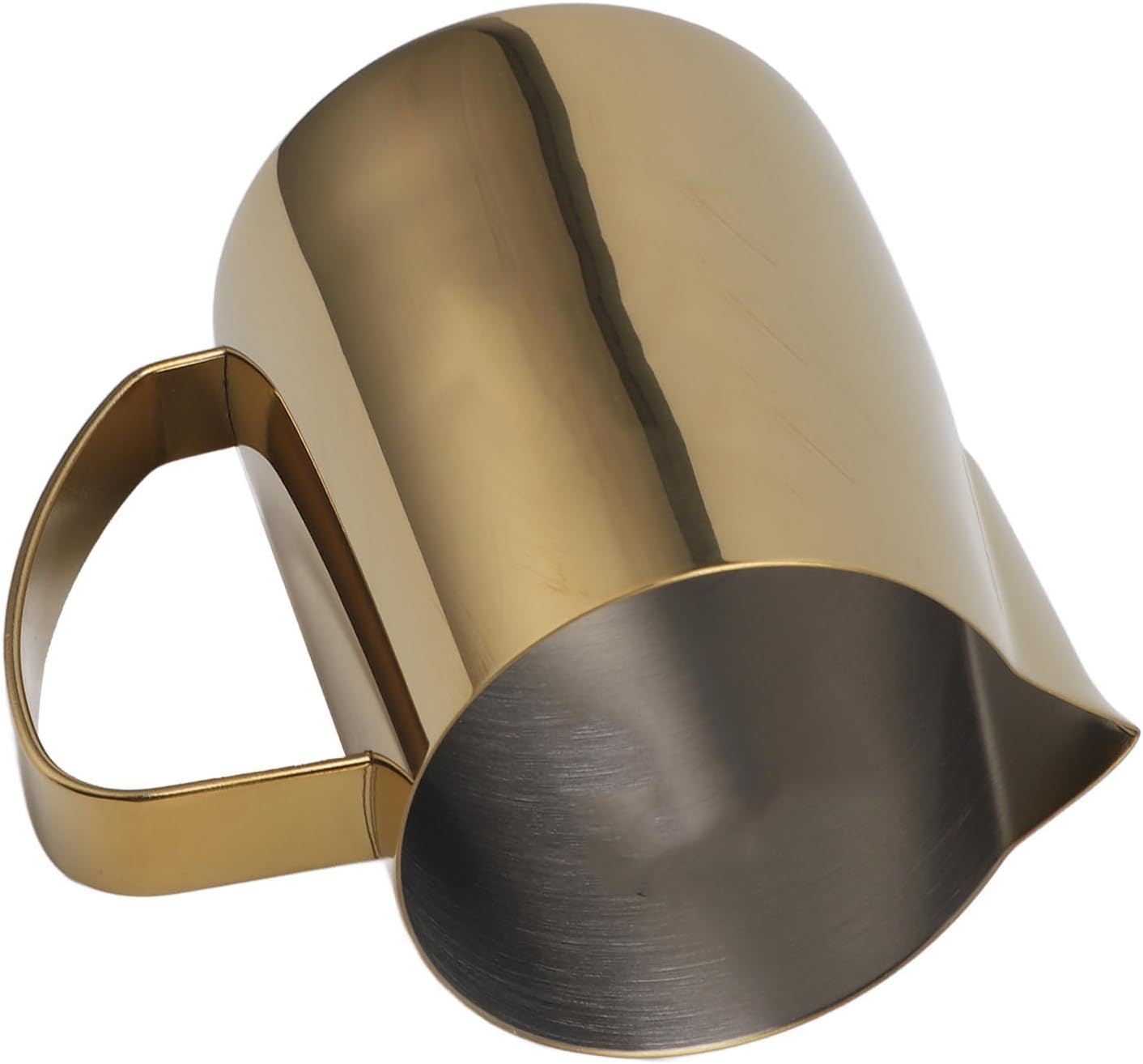 Coffee Milk Cup Easy Control Multipurpose Frothing Pitcher Golden 600ml