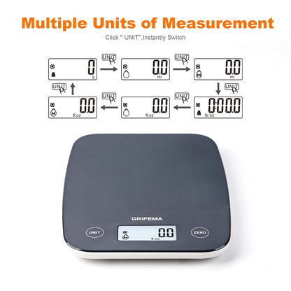 GRIFEMA GA2004 5kg Digital Kitchen Scale with LCD Precision