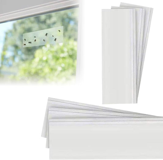 Insectex Window Fly Trap, 9-pack, Insecticide-Free, Glue Trap, Transparent