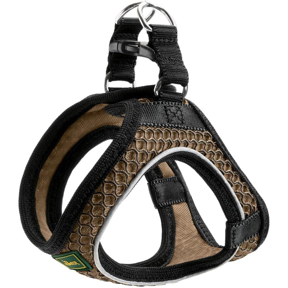 Hunter Hilo Comfort Dog Harness | Lightweight Mesh | Reflective Brown