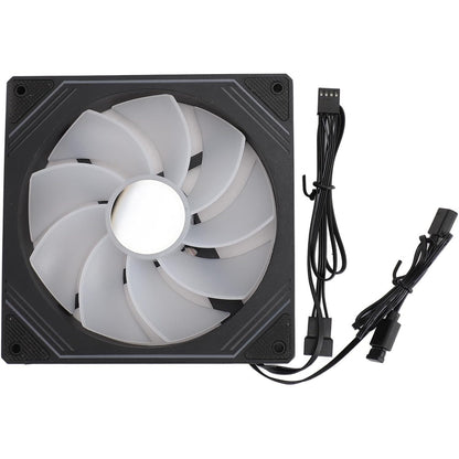 GOWENIC ARGB 140mm Reversed Black Fan with Quiet LED Cooling