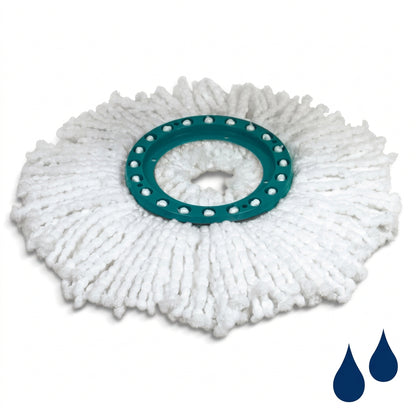 Leifheit Clean Twist Disc Mop Replacement Head Microfibre