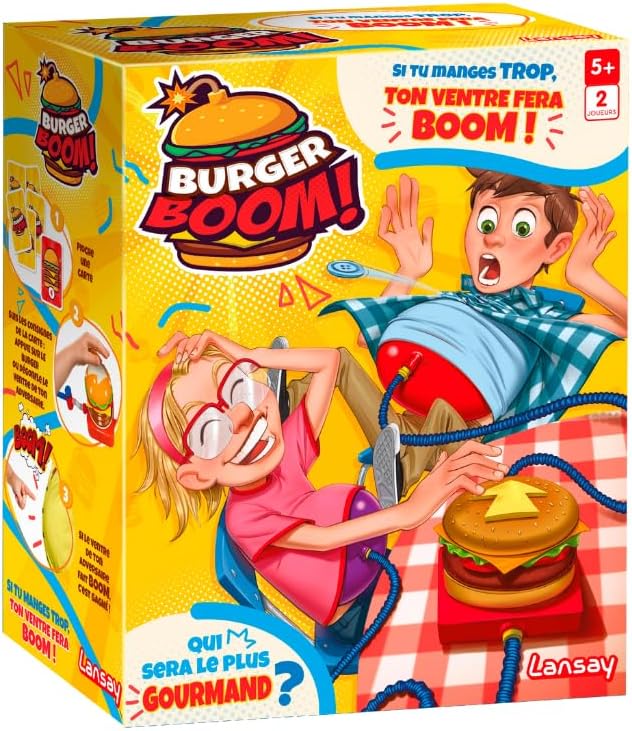 LANSAY Burger Boom Multicolor Board Game – Fast‑Paced Party Fun