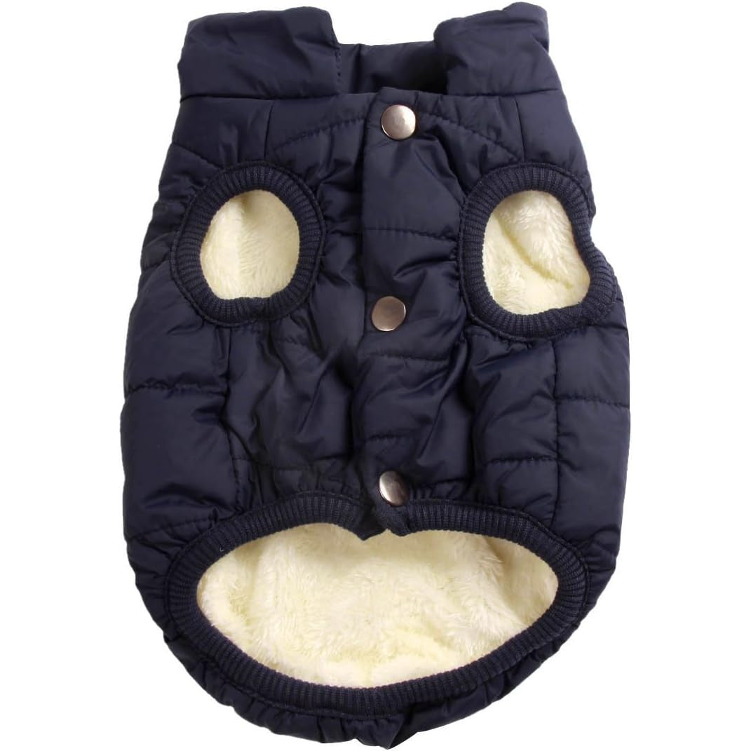 JoyDaog Fleece Lined Dog Jacket: Warm, Windproof Winter Vest