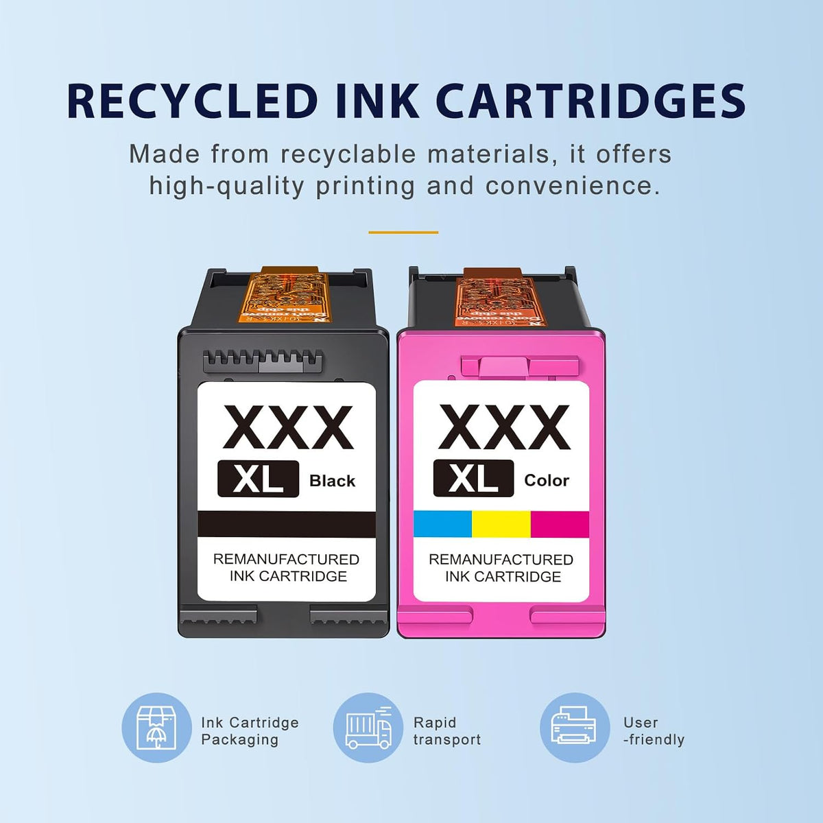 MYCARTRIDGE PHOEVER MP-304XL-2 304 XL Ink Cartridges 2-Pack