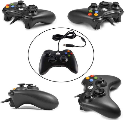 Diswoe 8610 Wired USB Controller for PC and Xbox 360