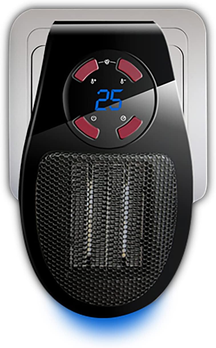 Taurus Tropicano Plug Mini Ceramic Heater 500W Black