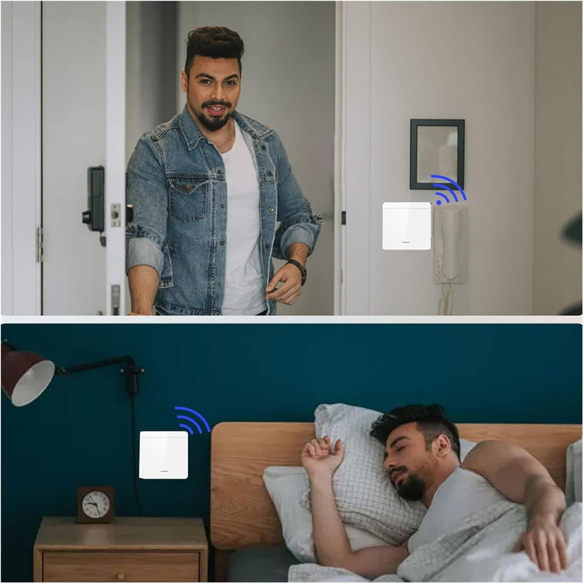ELLENNE WiFi Smart Light Switch Kit Wall Panel