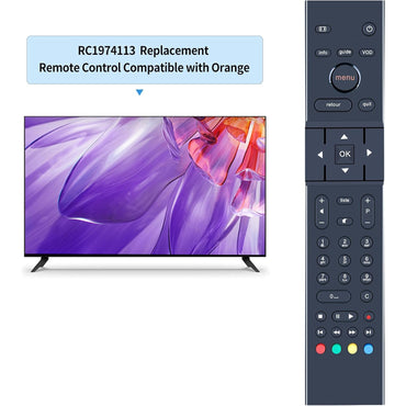 GOUYESHO Replacement Remote Control for TV RC1974113 Orange