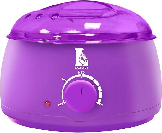 LAZY LADY Electric Wax Heater – Fast Heat 500ml Purple