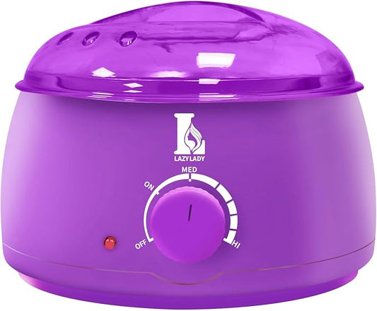 LAZY LADY Electric Wax Heater – Fast Heat 500ml Purple