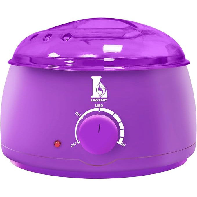 LAZY LADY Electric Wax Heater – Fast Heat 500ml Purple