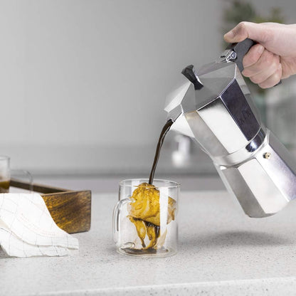 Cecotec Mokclassic 600 Shiny 6-Cup Aluminum Espresso Maker