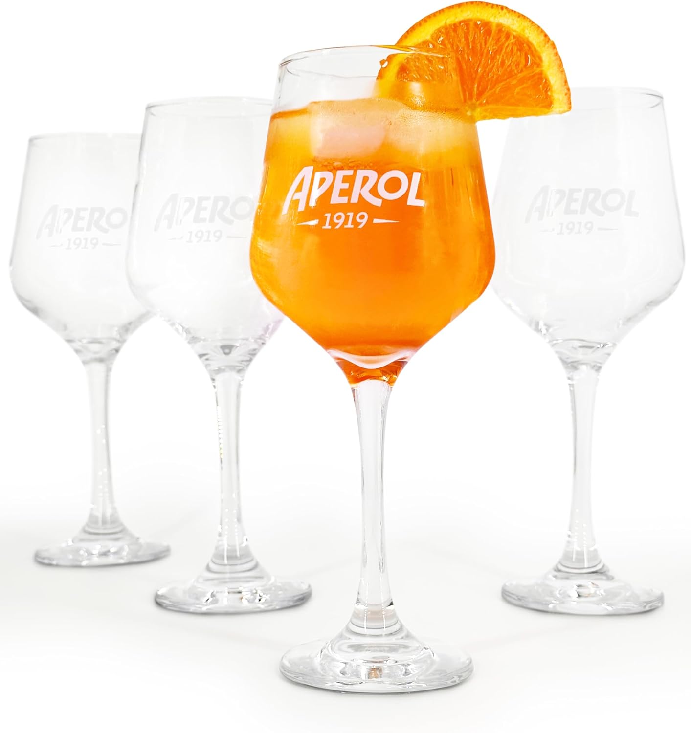 Aperol Spritz 1919 Limited Edition Glasses 4‑Piece 400 ml