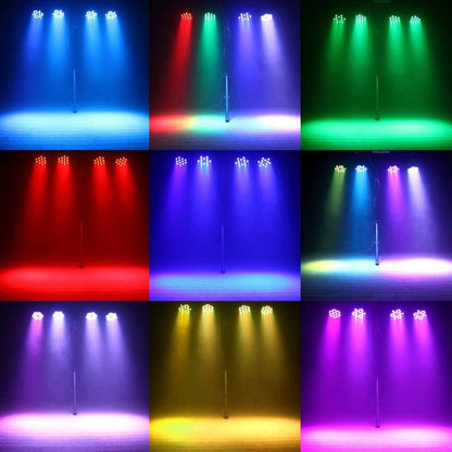 U`King HD-1082 RGB 36 LED Stage Light with Remote Control 72W