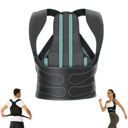 Np'Med Correctow Posture Corrector Back Support Black L