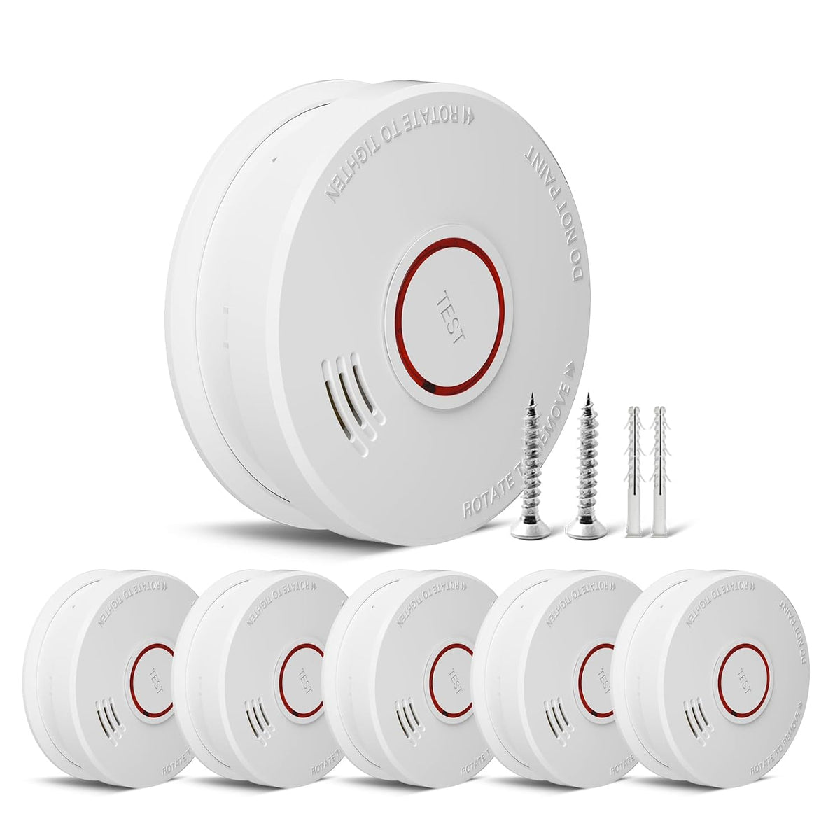 Welite TSS910 Photoelectric Smoke Detector Alarm
