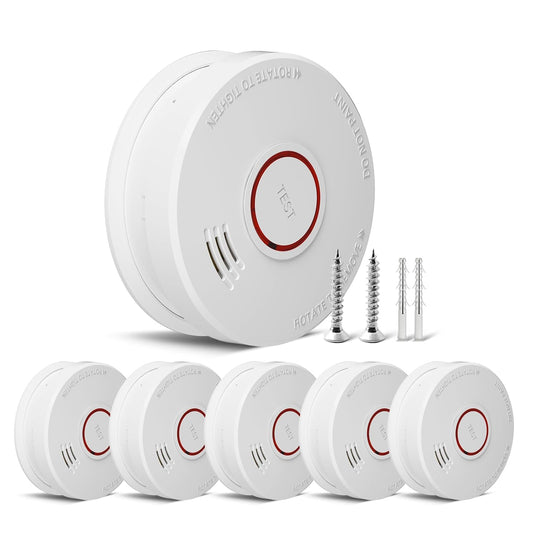 Welite TSS910 Photoelectric Smoke Detector Alarm