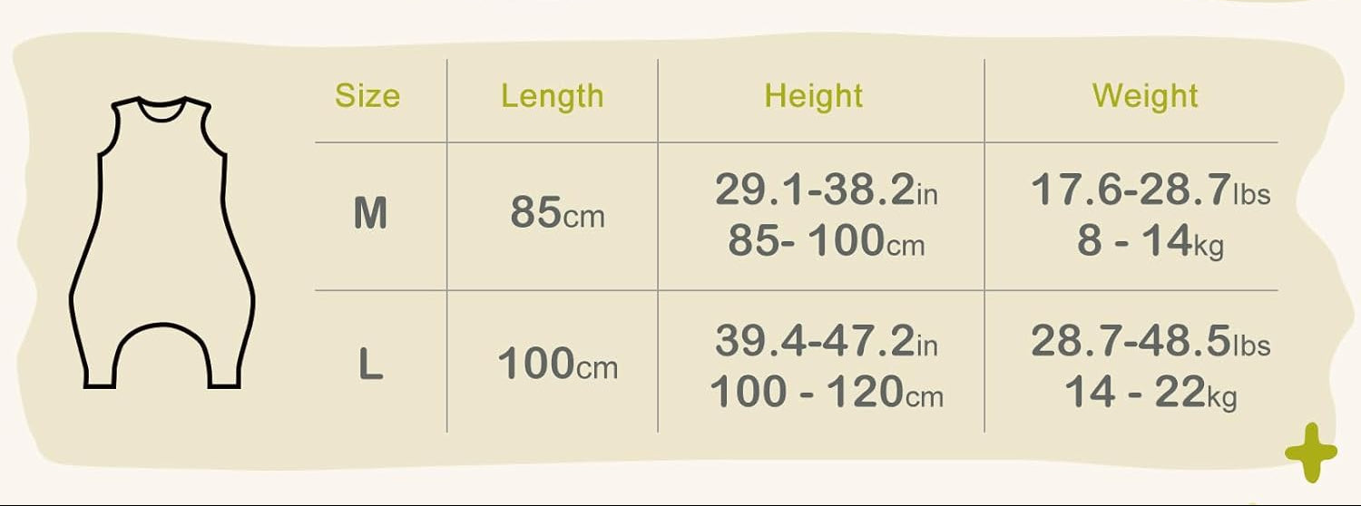 Organic Cotton Toddler Sleep Sack with Legs – Foliage