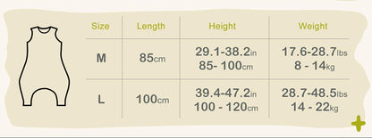 Organic Cotton Toddler Sleep Sack with Legs – Foliage