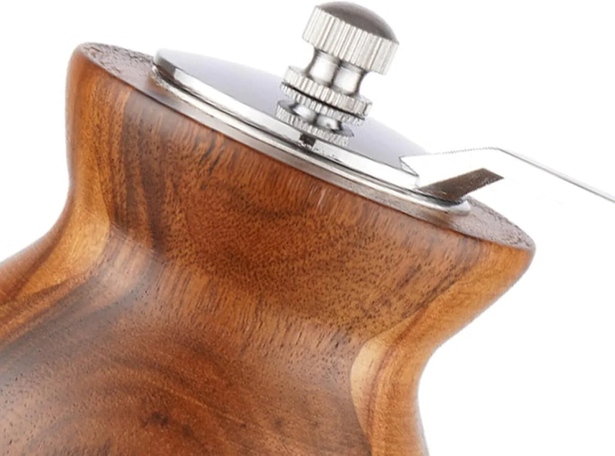 Yuehuamech Wooden Hand Crank Pepper Grinder with Adjustable Coarseness - Gomix Brands Outlet