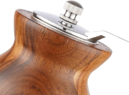 Yuehuamech Wooden Hand Crank Pepper Grinder with Adjustable Coarseness - Gomix Brands Outlet