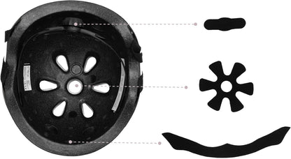 MOMI Pink Unisex Children's Helmet Adjustable 47-58 cm