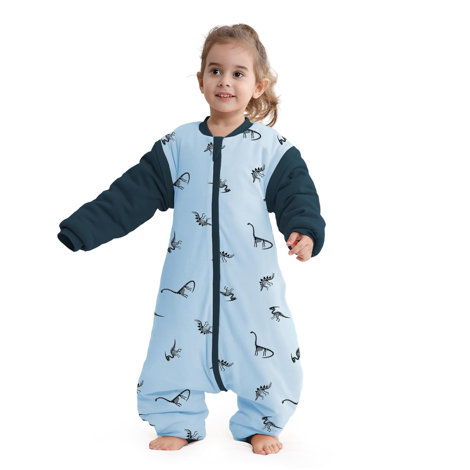 Portable Baby Sleep Blanket with Feet – 100% Cotton, Warm 2.5 Tog, 6‑18 Months