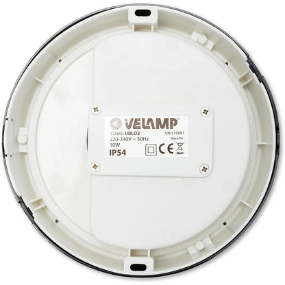 Velamp UBLO2 10W LED Ceiling Light – 700 Lumens, IP54 Waterproof - Gomix Brands Outlet
