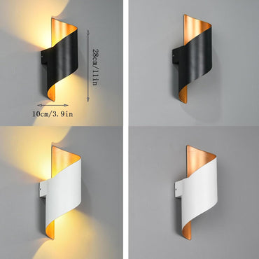 Waterproof Aluminum Up/Down Wall Light LED Sconce for Indoor and Outdoor Use
