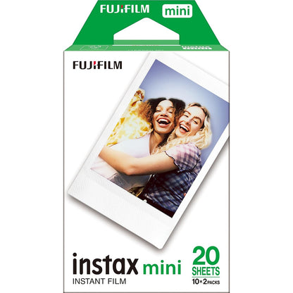 Instax Mini Instant Film 20 Sheets White Border – Vibrant Color Prints