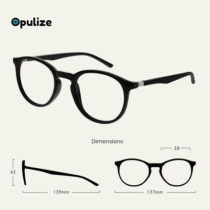OPULIZE MET Blue Light Blocking Reading Glasses for Adults