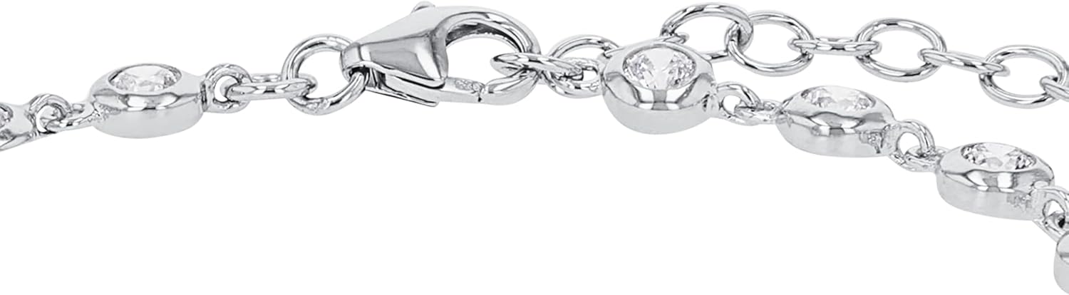 s.Oliver Women's Sterling Silver Bracelet with Zirconia - Elegant Arm Candy