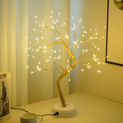 Kinamy LED Tree Light Warm White 108 LEDs 45cm USB/Battery